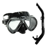 Kit Mergulho Máscara Onix Silicone Snorkel