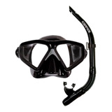 Kit Mergulho Máscara Snorkel Com Válvula New Parma Cetus