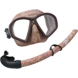 Kit Mergulho Pesca Sub Camo Brown Seasub - Camuflado Marrom 