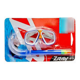 Kit Mergulho Snorkel + Óculos Juvenil Piscina Mergulhador