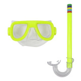 Kit Mergulho Snorkel Premium Infantil Silicone Natação