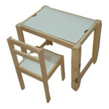 Kit Mesa Sensorial Bandejas + Cadeira Infantil Montessoriano