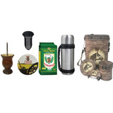 Kit Meu Primeiro Chimarrão 3 Cuia Bomba Termica Mateira E Ac