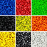 Kit Miçangas Coloridas Infantil 1500 Peças+ Fio De Silicone Cor Colorido