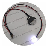Kit Micro Led Lâmpada Luz Mini Casinha Maquete Bateria Moeda