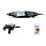 Kit Micro Retifica Dremel 4000 220v + Suporte Tupia Mesa 231