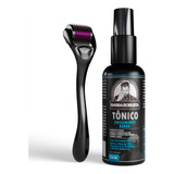 Kit Microagulhamento Dermaroller Crescimento De Barba Cabelo