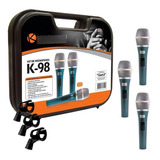 Kit Microfone 3 Unidades Kadosh K98