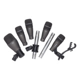 Kit Microfone Bateria Samson Dk-7 Kit 7