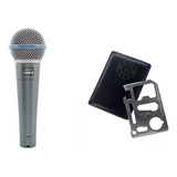Kit Microfone Beta58a + Survival Kit