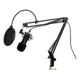 Kit Microfone Condensador Alra Music Xlr