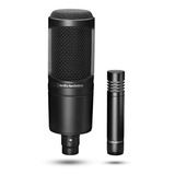 Kit Microfone Condensador Audio Technica At2041sp Com 2 Micr