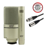 Kit Microfone Condensador Mxl 990/991 Voz Instrumento + Cabo