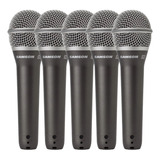 Kit Microfone Samson Q7 Com 5un.