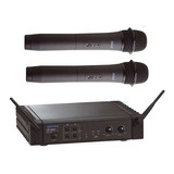 Kit Microfone Sem Fio Gemini Uf-2064 M Duplo Com Receiver