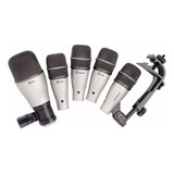 Kit Microfones Bateria Samson Dk5 Original