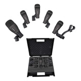 Kit Microfones Samson Dk705 P/ Bateria