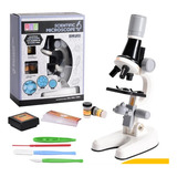 Kit Microscópio Biológico Educacional Para Crianças