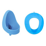 Kit Mictório Infantil + 1 Assento Redutor Azul Meninos Styll