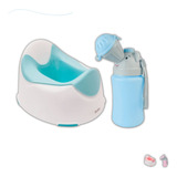 Kit Mictório Infantil Buba Portátil Com Tampa E Troninho