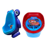Kit Mictório Infantil Sapinho + Troninho Disney Carros 2x1
