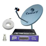 Kit Midia Box B5 , Parabolica Ku Com Dois Receptor Sem Assi
