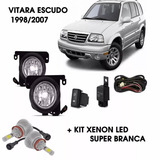 Kit Milha Vitara 1999 Escudo + Kit Leds 6000k + 2 Brindes