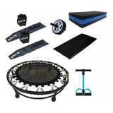 Kit Mini Jump + Colchonete + Extensor + Caneleiras + Step