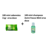 Kit Mini Sabonete 11gr Mini Shampoo