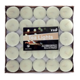 Kit Mini Velas Parafina Tea Lights Pequena 50 Unidades