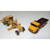 Kit Miniatura Caminhão Mercedes-benz Motoniveladora Ho 1:87