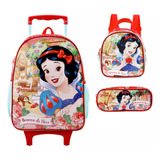 Kit Mochila Branca De Neve Princesa