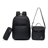Kit Mochila Cavalera Reforçada Escolar Trabalho