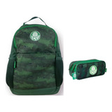 Kit Mochila Costas + Estojo Personalizado Oficial Palmeiras