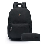Kit Mochila Executiva Espaçosa Notebook Unissex Reforçada 