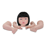 Kit Molde Boneca Bebê Reborn Baby Kiss Morena