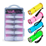 Kit Molde F1 Bailarina 100 Un + 1 Lanterna Led Uv Multicolor