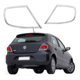 Kit Moldura Aplique Cromado Lanterna Traseira Para Vw Gol G5