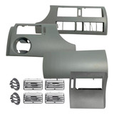 Kit Moldura Giii Painel+difusores Gol/par/sav Cinza 10 Pçs