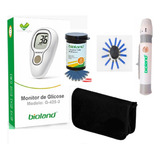 Kit Monitor De Glicose Com 25 Fitas + Lancetas Bioland G500