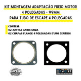 Kit Montagem Adaptação Parcial Freio Motor Escape 4 Pol