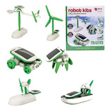 Kit Montagem De Robô Solar Avião