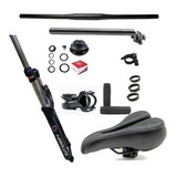 Kit Montar Bike 29 Suspensão Guidão Mesa Banco Canote Mtb