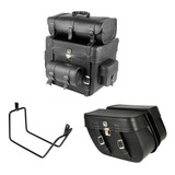 Kit Moto Viagem Mala Alforge Afastador Honda Vt 750 Shadow 