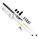 Kit Motopoda + Aparador Cerca Viva Universal Com Extensor