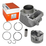 Kit Motor Camisa Pistão Anel Cg 125 Fan 2006 Metal Leve Std