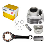 Kit Motor Cilindro Pistão Biela Bros 160 Es 2016 Mahle
