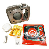 Kit Motor Cilindro Pistão E Anéis Honda Titan Fan Bros 150