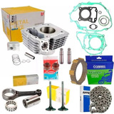 Kit Motor Completo Biela Juntas Válvula Cg Fan 125 2009/2014