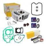 Kit Motor Completo Honda Cg 150 Fan Titan Bros Biela Juntas